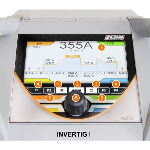 Productimage for INVERTIG i 450 DC HIGH Advanced with control panel flap